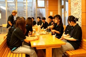 学生staffのお疲れさま会