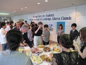学生交換事業歓迎昼食会