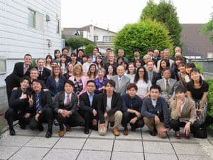 学生交換事業歓迎会集合写真