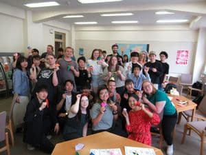 折り紙体験集合写真