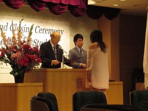 学生交換事業修了式