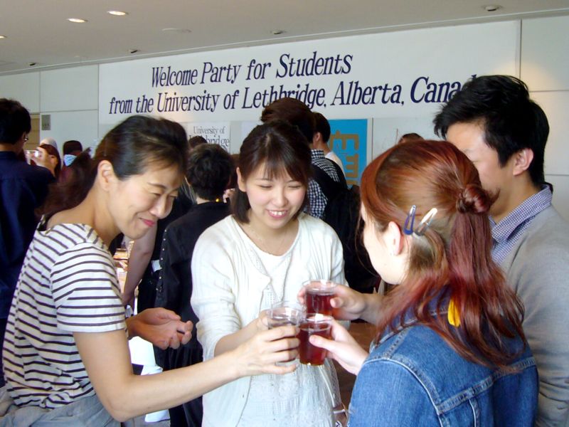 学生交換事業歓迎昼食会