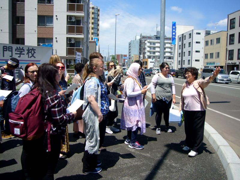 学生交換事業学園近辺