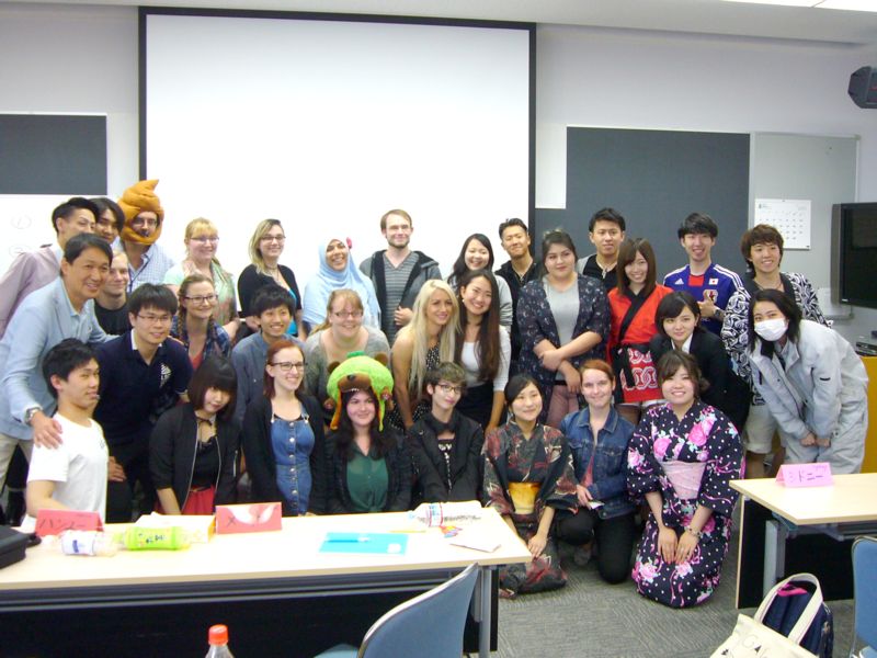 学生交換事業講義集合写真
