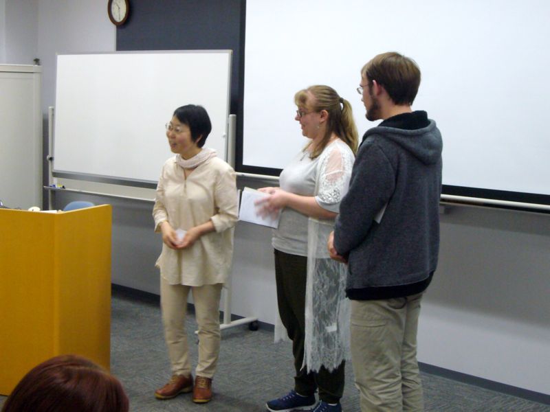 学生交換事業プレゼンテーション風景
