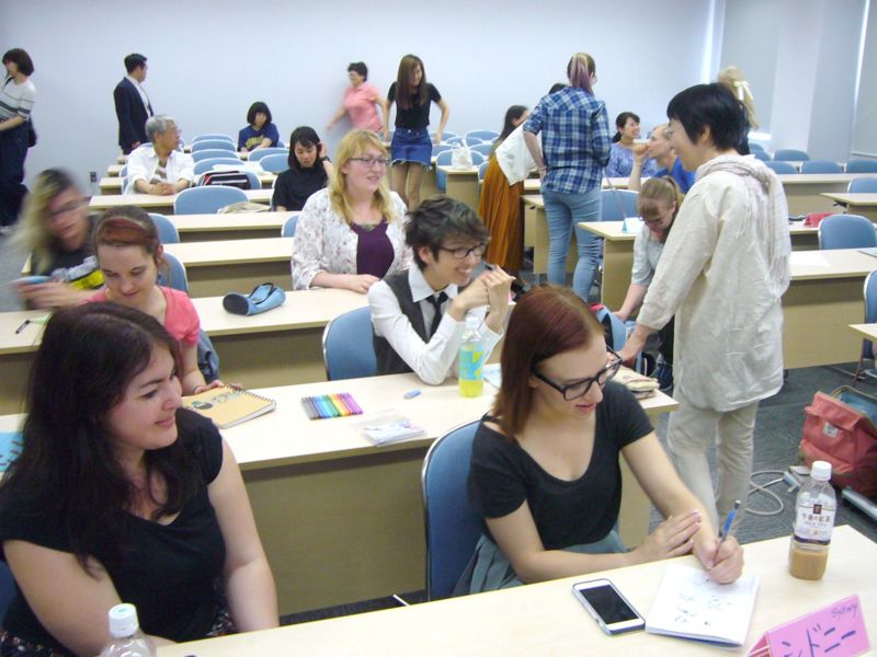 学生交換事業プレゼンテーション風景
