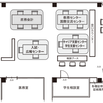 事務室室内マップ